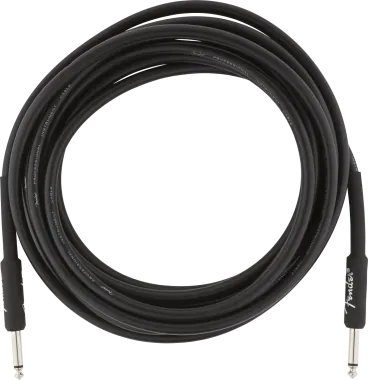 Fender Professional Series, 4,5 m, egyenes-egyenes gitárkábel,fekete