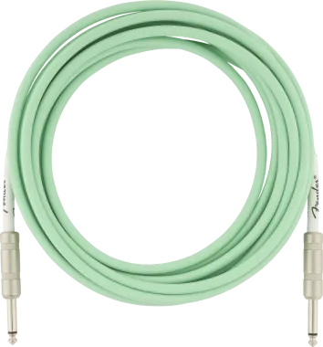 Fender Original Series giártkábel, 4,5m, surf green szín