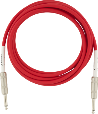 Fender IM kytarový kabel, 3 m, Fiesta Red barva