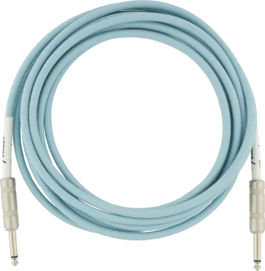 Fender Original Series gitárkábel, 3 m, Daphne Blue szín