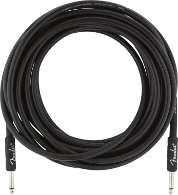 Fender Professional Series, 7,5 m, egyenes-egyenes gitárkábel,fekete