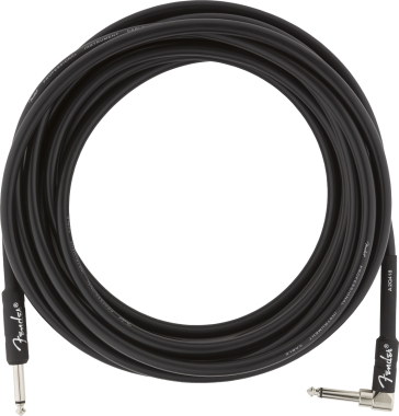 Fender Profesionální série kabel, 5,5 m, rovný-lomený, černý
