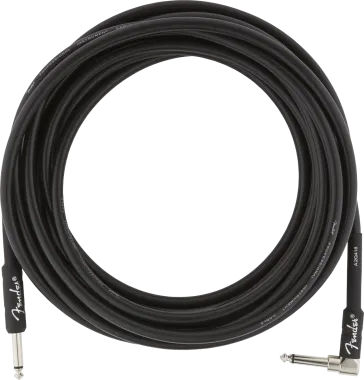 Fender Professional Series, 5,5 m, egyenes-pipa gitárkábel,fekete