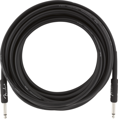 Fender Profesionální kabel, 5,5 m, rovný-rovný, černý