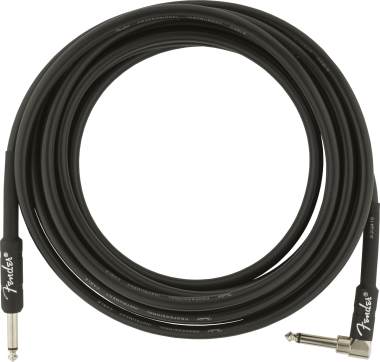 Fender IM kytarový kabel 4,5 m, rovný-šroub, černý