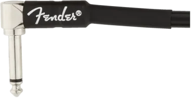 Fender Professional Series, 4,5 m, egyenes-pipa gitárkábel,fekete