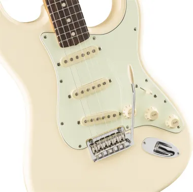 Fender Vintera '60s Stratocaster, Modified, Pau Ferro fogólap, Olympic White színű elektromos gitár