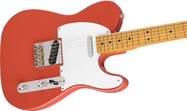 Fender Vintera '50s Telecaster, juhar fogólap, Fiesta Red színű elektromos gitár