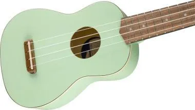 Fender Venice Surf Green szín, szoprán ukulele