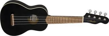 Fender Venice fekete szoprán ukulele