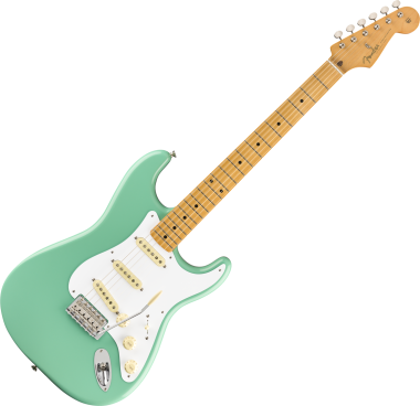Fender elektrická kytara Vintera '50s Stratocaster, javorový hmatník, Sea Foam Green