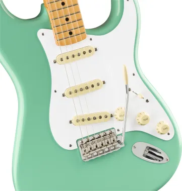 Fender Vintera '50s Stratocaster, juhar fogólap, Sea Foam Green színű elektromos gitár