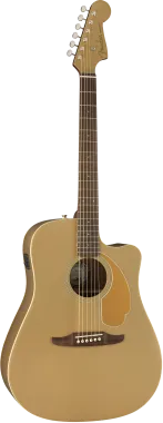 Fender Redondo Player, dió fogólap, elektro-akusztikus gitár, Bronze Satin szín