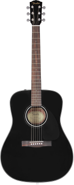 Fender Dreadnought akustická kytara CD-60 V3, černá
