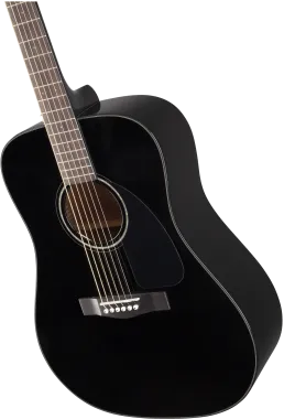 Fender CD-60 Dreadnought V3 Black akusztikus gitár, fekete