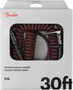 Fender Deluxe Series 9 m, Red Tweed egyenes-pipa gitárkábel