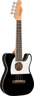 Fender Fullerton Tele Uke elektro-akusztikus ukulele, fekete