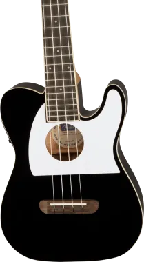 Fender Fullerton Tele Uke elektro-akusztikus ukulele, fekete