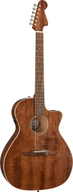 Fender Newporter Special elektro-akusztikus gitár, mahagóni