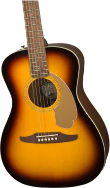 Fender Malibu Player elektro-akusztikus gitár, Sunburst szín