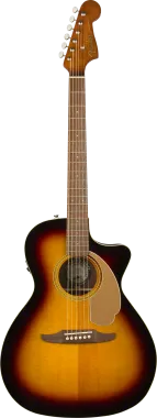 Fender Newporter Player elektro-akusztikus gitár, Sunburst szín