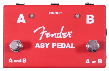 Fender ABY 2 gombos lábkapcsoló