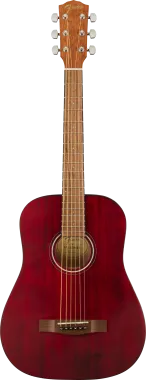 Fender FA-15 Steel 3/4-es akusztikus gitár, piros