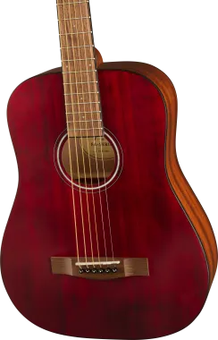 Fender FA-15 Steel 3/4-es akusztikus gitár, piros