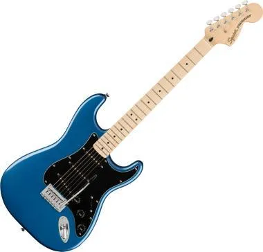 Squier Affinity Series elektromos gitár, Stratocaster forma, Lake Placid Blue színben