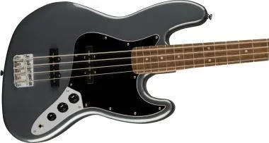 Squier Affinity Jazz Bass LRL Charcoal Frost Metallic