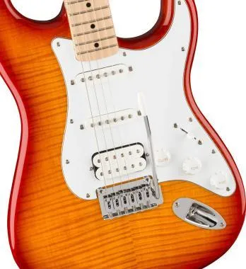 Squier Affinity Stratocaster FMT HSS MN Sienna Sunburst elektromos gitár
