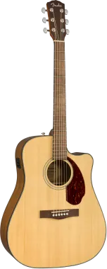 Fender CD-140SCE Dreadnought elektro-akusztikus gitár, natúr szín