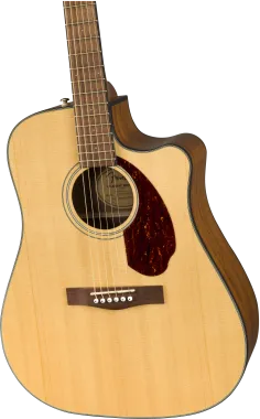 Fender CD-140SCE Dreadnought elektro-akusztikus gitár, natúr szín