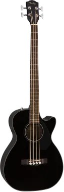 Fender CB-60SCE Black elektro-akusztikus basszusgitár, fekete