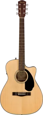 Fender CC-60SCE Concert elektro-akusztikus gitár, natúr szín
