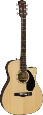 Fender CC-60SCE Concert elektro-akusztikus gitár, natúr szín