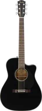 Fender CC-60SCE Concert elektro-akusztikus gitár, fekete