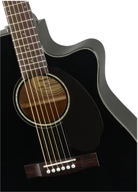 Fender CC-60SCE Concert elektro-akusztikus gitár, fekete