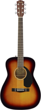 Fender CC-60S koncertní akustická kytara, 3-barvový Sunburst