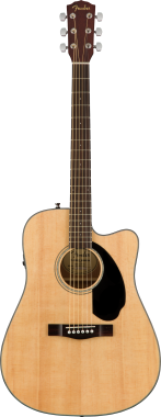 Fender Dreadnought elektro-akustická kytara, přírodní barva