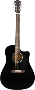 Fender elektro-akustická dreadnought CD-60SCE, černá