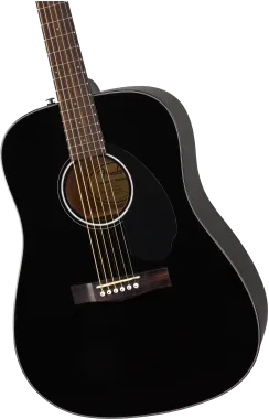 Fender CD-60S Dreadnought akusztikus gitár, fekete