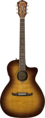 Fender FA-345CE Auditorium elektro-akustická kytara, 3-tónová Tea Burst