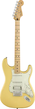 Fender Player Stratocaster, HSS hangszedő kiosztás, juhar fogólap,Buttercream színű elektromos gitár