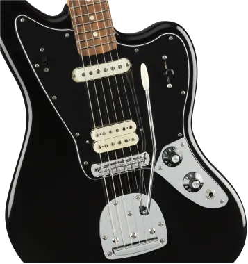Fender Player Jaguar elektromos gitár, Pau Ferro fogólappal, fekete