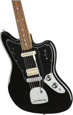 Fender Player Jaguar elektromos gitár, Pau Ferro fogólappal, fekete