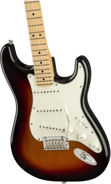Fender Player Stratocaster, juhar fogólap, 3 színű Sunburst elektromos gitár