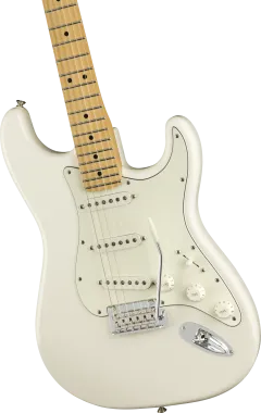Fender Player Stratocaster, juhar fogólap, Polar White színű elektromos gitár