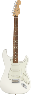Fender Elektrická kytara Player Stratocaster, Pau Ferro hmatník, bílá