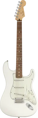 Fender Player Stratocaster, Pau Ferro fogólap, Polar White színű elektromos gitár